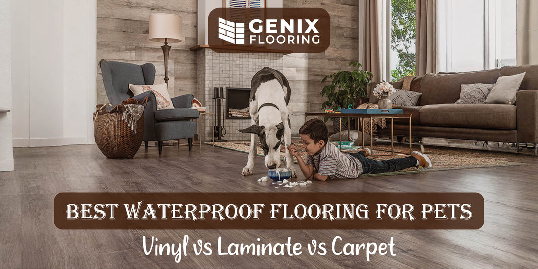 Best Waterproof Flooring for Pets: Vinyl vs Laminate vs Carpet