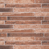 MS International Brickstone 2" x 18" Brick Matte Red