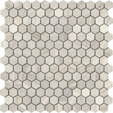 Emser Metro 12"x12" Hexagon Mix Mosaic 1" Cream