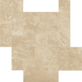 Bedrosians Travertine 3cm Paver Set 8"x8" - 8"x16" - 16"x16" - 16"x24" Durango