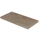Bedrosians Travertine 12" x 24" Eased Edge Pool Coping 3cm - Tumbled Durango