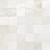 Bedrosians Zagora 2" x 2" Mosaic 12" x 12" Blanc