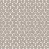 Bedrosians Marin 11.5" X 12.5" Penny Mosaic 0.75 Coastal Cliff / Taupe