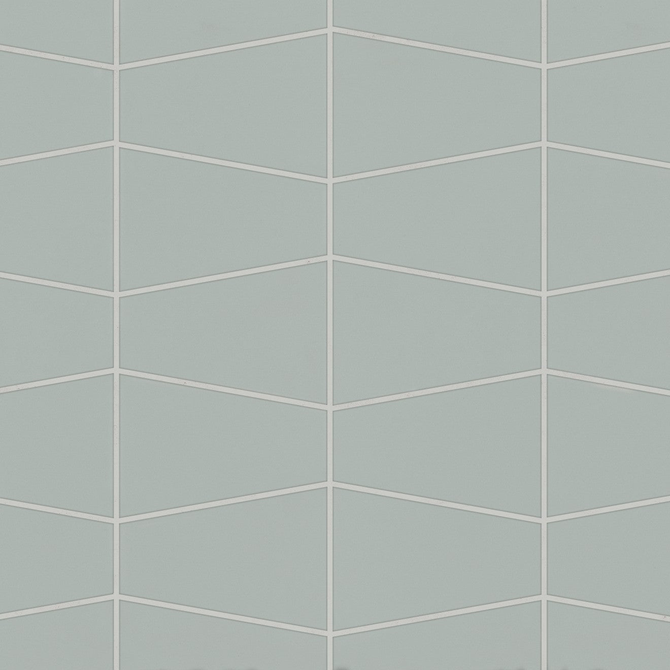 Bedrosians Marin 8.25" X 13" Trapezoid Mosaic Aloe Green / Light Green