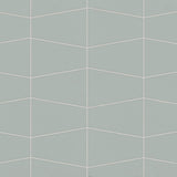 Bedrosians Marin 8.25" X 13" Trapezoid Mosaic Aloe Green / Light Green