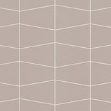 Bedrosians Marin 8.25" X 13" Trapezoid Mosaic Coastal Cliff / Taupe