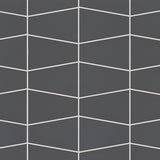 Bedrosians Marin 8.25" X 13" Trapezoid Mosaic Black Sea / Black