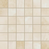 Bedrosians Gemma 12" X 12" Mosaic 2" X 2" Honed Beige Onyx