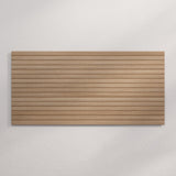 Bedrosians Strata 24" x 48" Deco Ribbed Matte Brandy