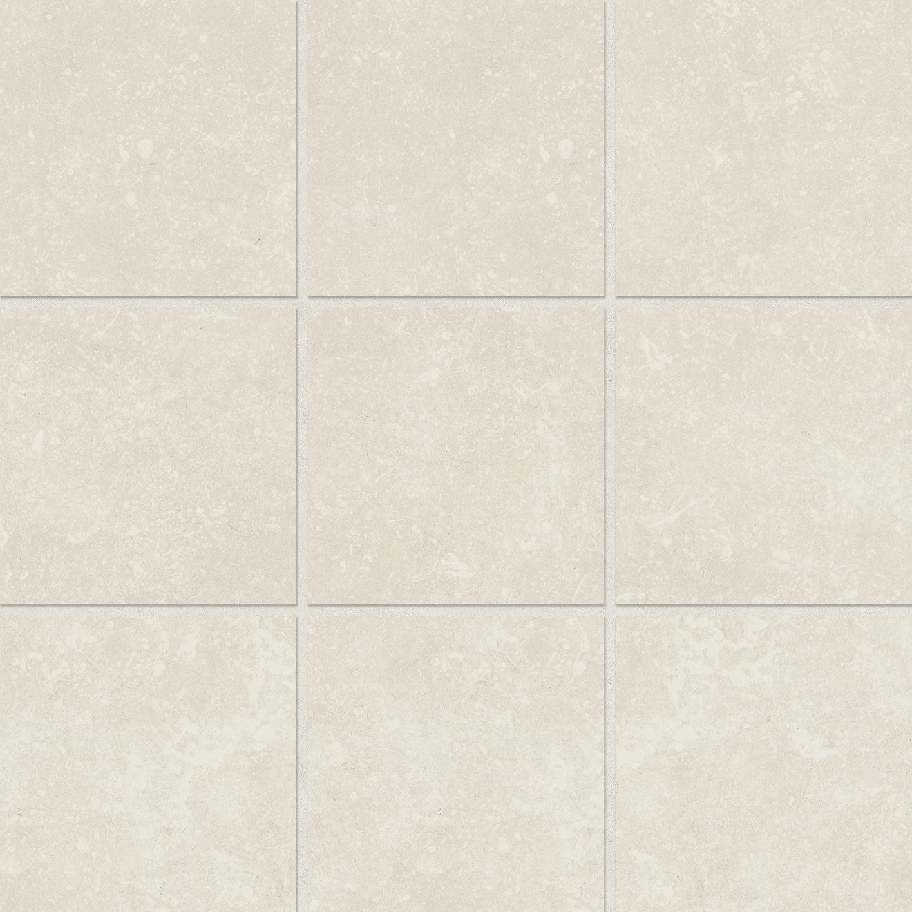 Bedrosians Bluerun 4" x 4" Mosaic 12" x 12" Antique White