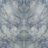 Bedrosians Nouvel 64" x 127" Bookmatch Slab Mineral Surface 2cm Polished Imperial Azul