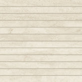Bedrosians Tivoli 1" x 12" Mosaic 12" x 12" Crema