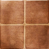 Daltile Metallica 2" X 2" Straight Joint Oxidized Copper