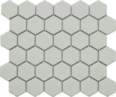 Emser Impact 11"x13" Hexagon Mosaic 2"x2" Matte Gray