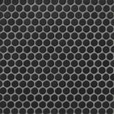 Tile Shop Penny Round 12x12 Mosaic Matte Black