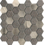 Emser Glitz 12"x12" Mosaic 1.89"X2.2" Love