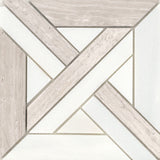 Emser Alluro 9"x9" Mini Castle Cream