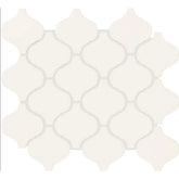 Daltile Color Wheel Retro 3" X 3" Arabesque Glossy Arctic White