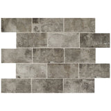 Daltile Brickwork 4" X 8" Distressed Mate Alcove