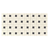 Daltile Keystones 12" X 24" Pattern 1" X 2" Biscuit/Black Dot