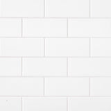 Bedrosians Traditions 4" x 10" Matte Ice White