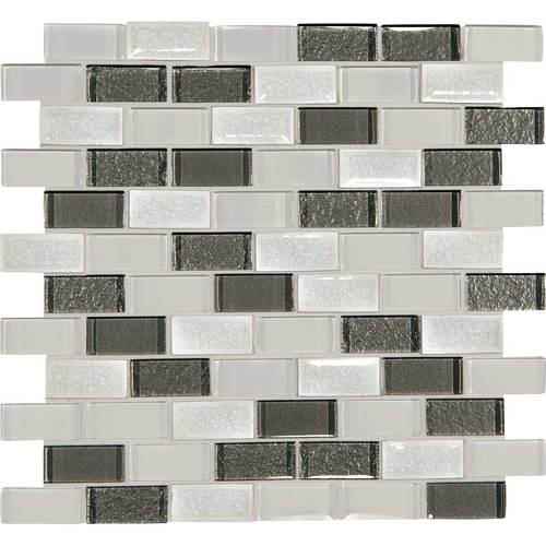 Daltile Crystal Shores 2" X 1" Mosaic Brick Joint Diamond Delta