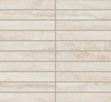 Daltile Calligo 1'' x 6'' Stacked Mosaic 12'' x 10'' Matte Tusk