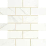 Daltile Florentine 2" X 4" Brick Joint Mosaic Carrara
