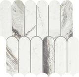 Daltile Eclessia Marble 12" x 13" Elongated Fan Polished Volakas