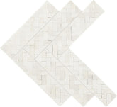 Daltile Eclessia Marble 13" x 14" Double Herringbone Pacifica