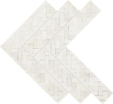 Daltile Eclessia Marble 13" x 14" Double Herringbone Pacifica
