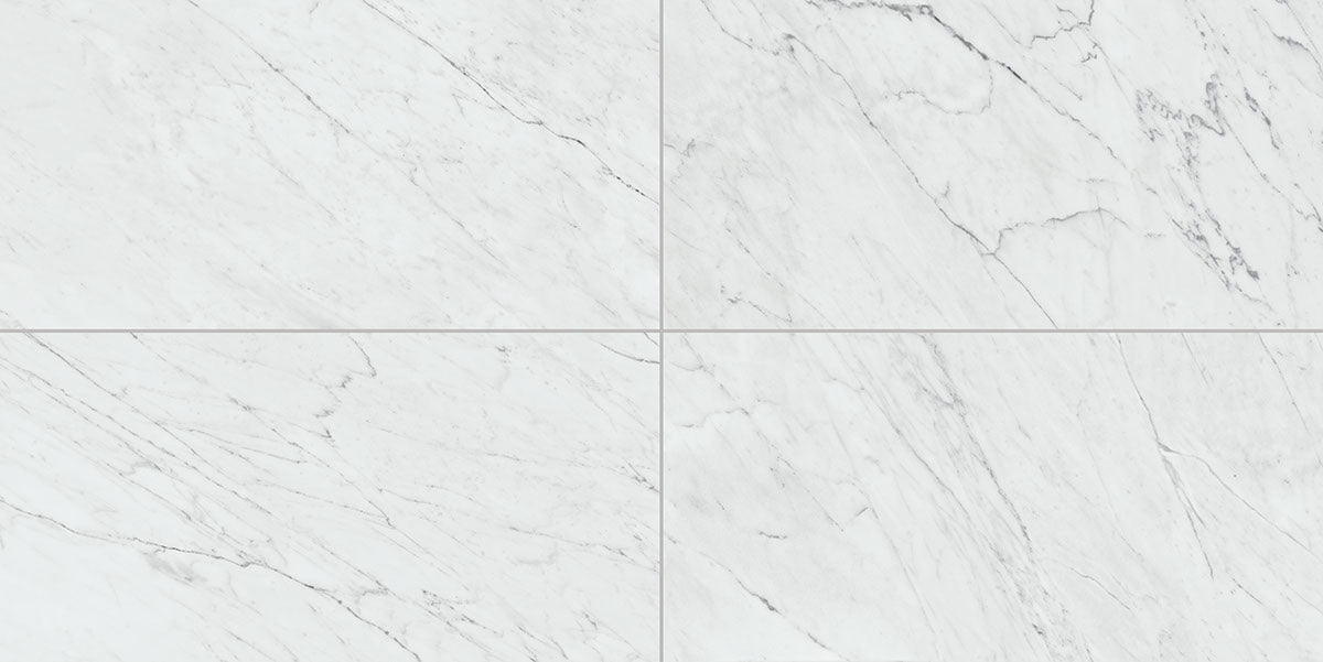 Daltile Marble Attache Lavish 32'' x 32'' Polished Diamond Carrara