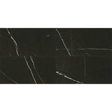 Daltile Marble Attache 32'' x 32'' Satin Nero