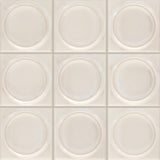 Daltile Nu Bare 4" x 4" Circle Glossy Bone