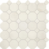 Daltile Relicca 2" Octagon Dot Mosaic 12" x 12" Mixed Pristine