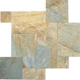 Daltile Slate Versaille Pattern Natural Cleft Golden Sun