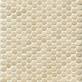 Bedrosians 360 3/4" Penny Rounds Mosaic - Matte 12"x12" Beige