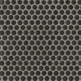 Bedrosians 360 3/4" Penny Rounds Mosaic - Matte 12"x12" Charcoal
