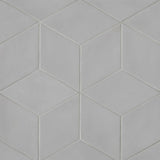 Bedrosians Allora 7.5" x 12.75" Rhomboid Gray