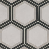 Bedrosians Allora 8.5" x 10" Hexagon Deco Telaio