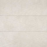 Bedrosians Donna 13" x 40" Matte Wave Deco Beige