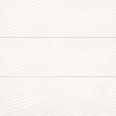 Bedrosians Donna 13" x 40" Matte Wave Deco White