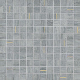 Bedrosians Ferrara 1" x 1" Mosaic Tile with Brass Argento