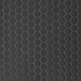 Bedrosians Le Cafe 1" x 1" Hexagon Mosaic Matte Black