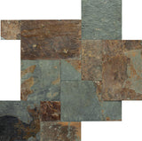 Daltile Slate Versaille Pattern Natural Cleft Mongolian Spring