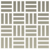 Daltile Color Wheel Mosaic 1" X 3" Lattice Weave Matte Matte Architectural Gray