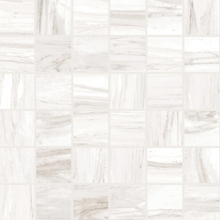 Daltile Costar 2" X 2" Mosaic Straight Joint Calacatta Sky