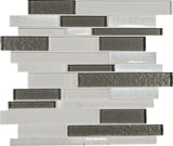 Daltile Crystal Shores 12" X 14" Mosaic Random Interlocking Diamond Delta