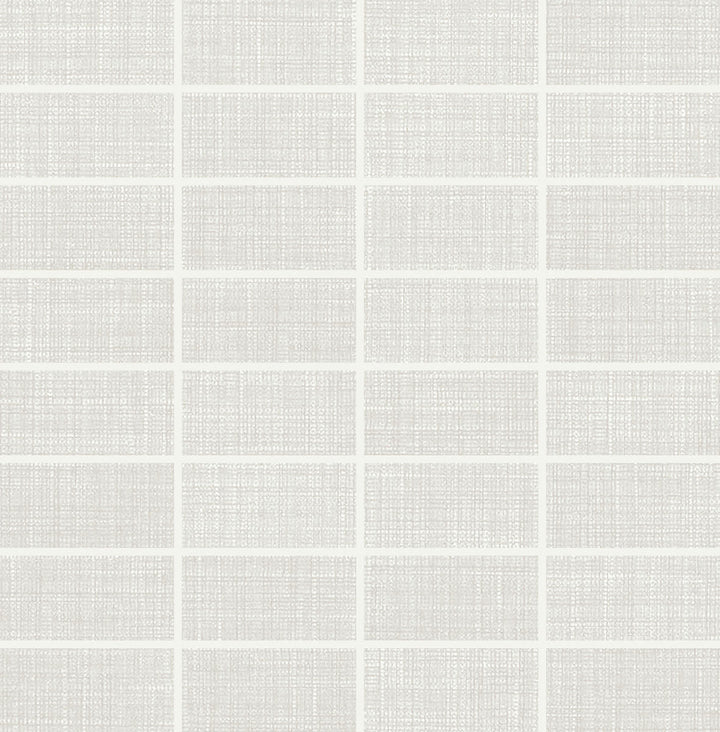 Daltile Fabric Art 1" X 3" Mosaic Straight Joint Modern Textile White