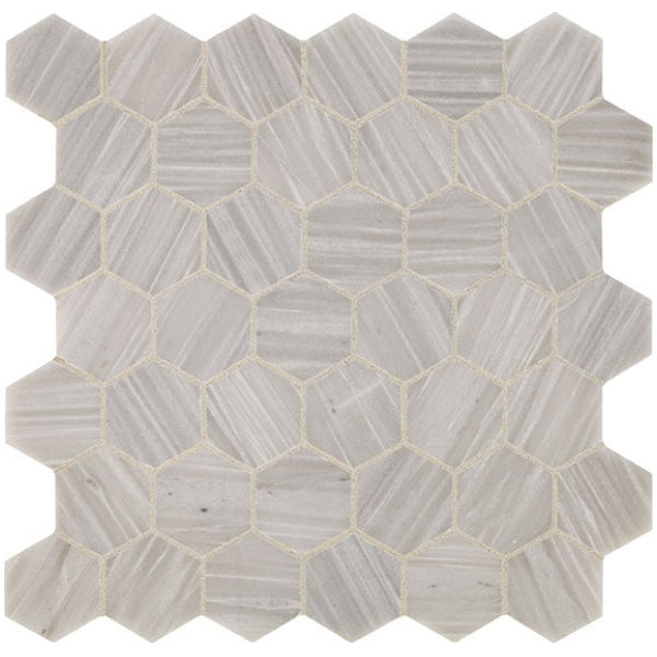 Daltile Fonte 13" X 13" Hexagon Nautical Grey